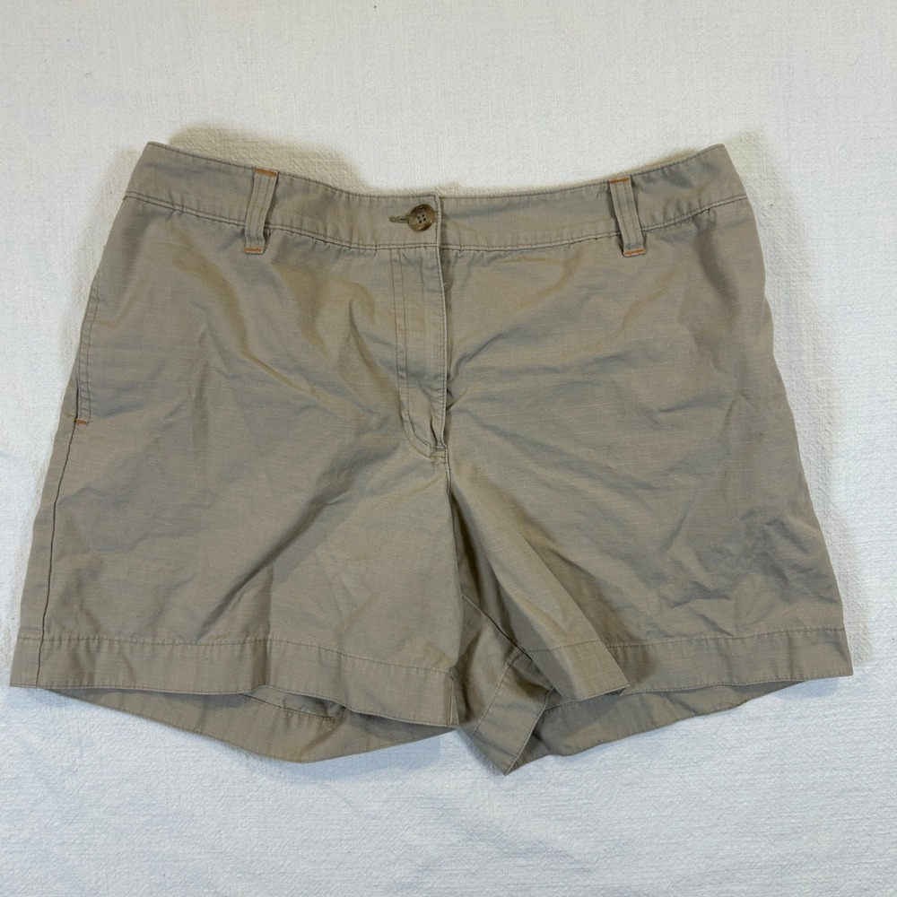 Style & Co Petite Khaki Ripstop Cotton Shorts Tan Size 10P